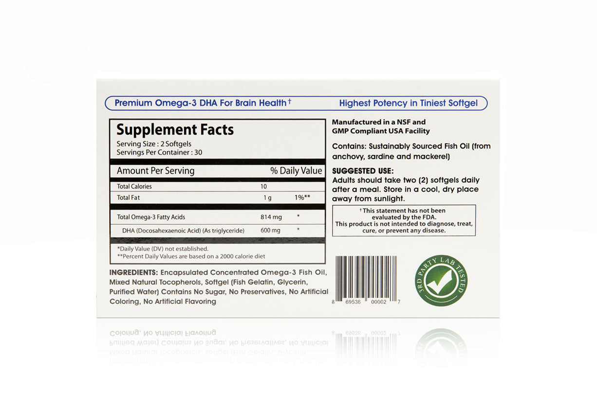 Supplement Facts. Best Brain Health Supplement in the Market