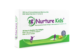 Kids Omega3 DHA Supplement. Tiniest Easy to Swallow Softgel